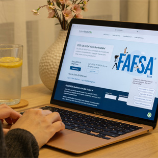 happy student accepted